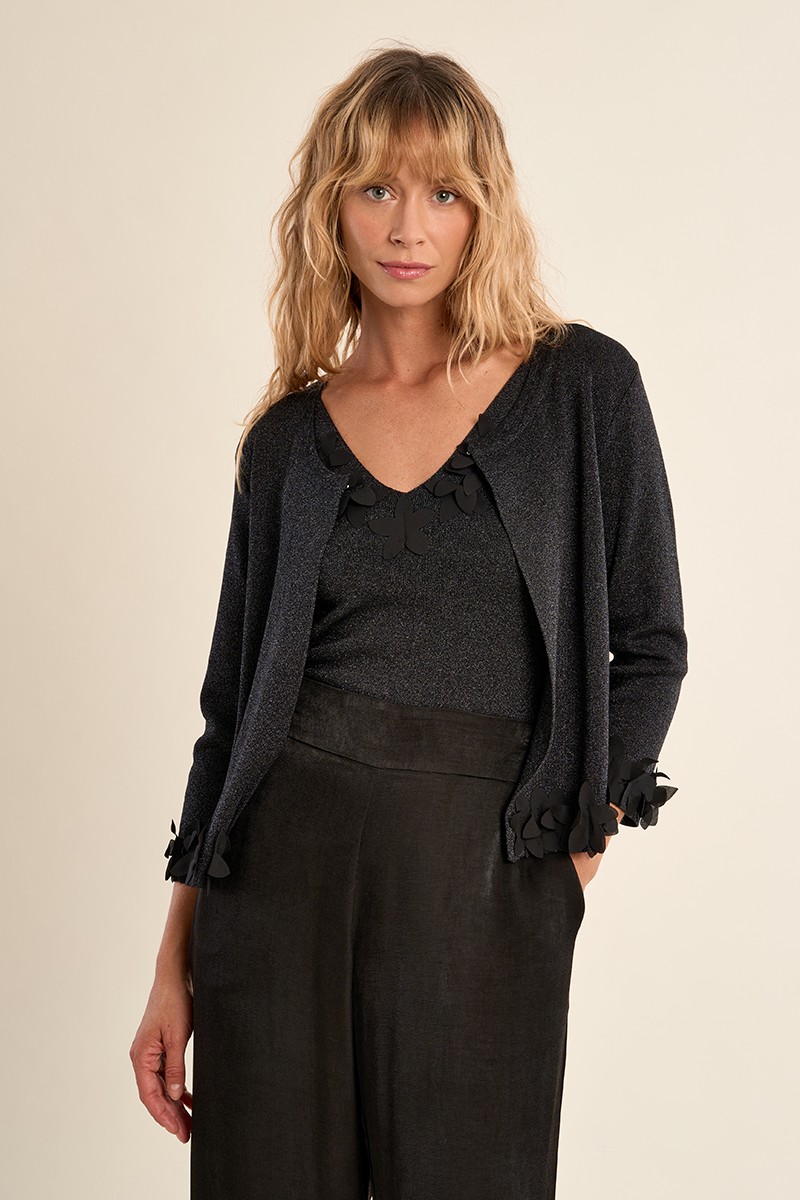 Cardigan ouvert, fantaisie Cardigan ouvert, fantaisie