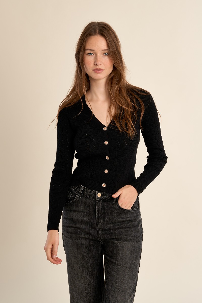 Gilet court ajusté
