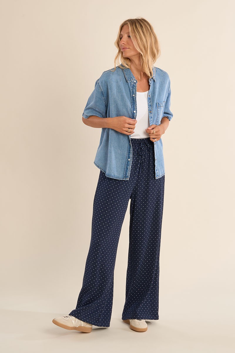 Pantalon fluide imprimé