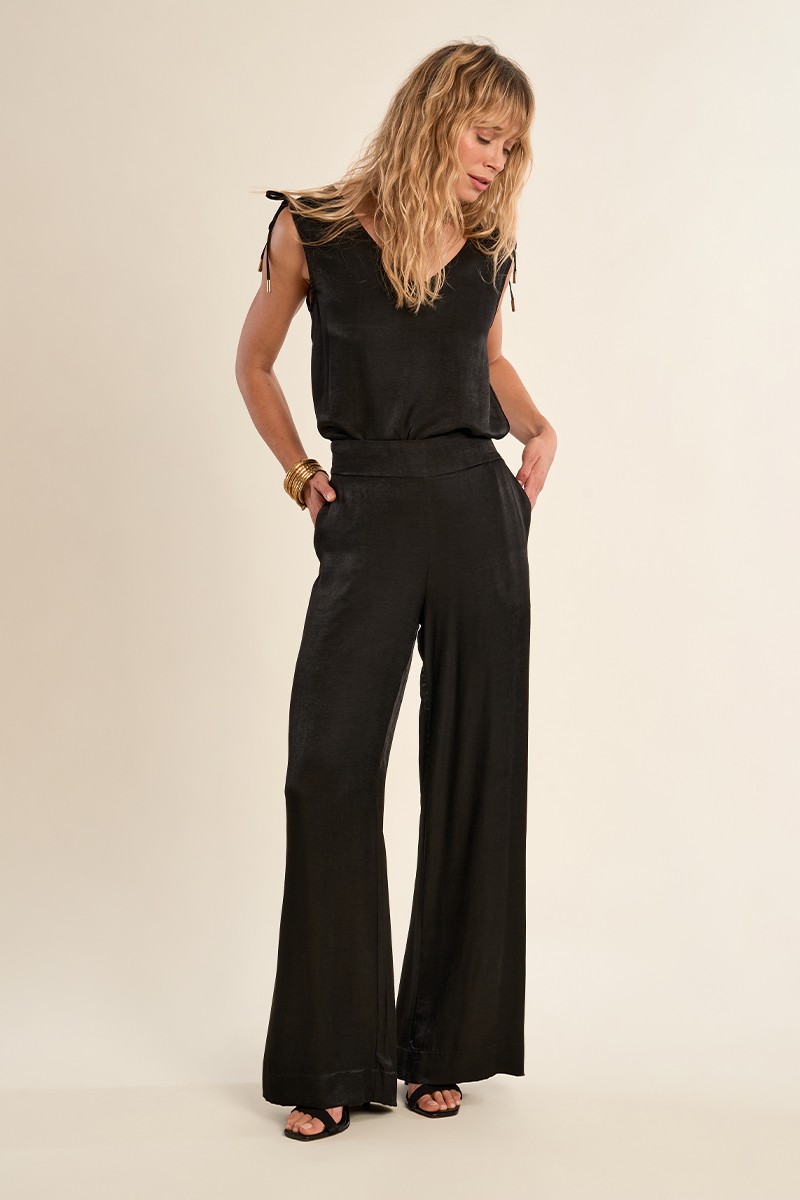 Pantalon droit fluide