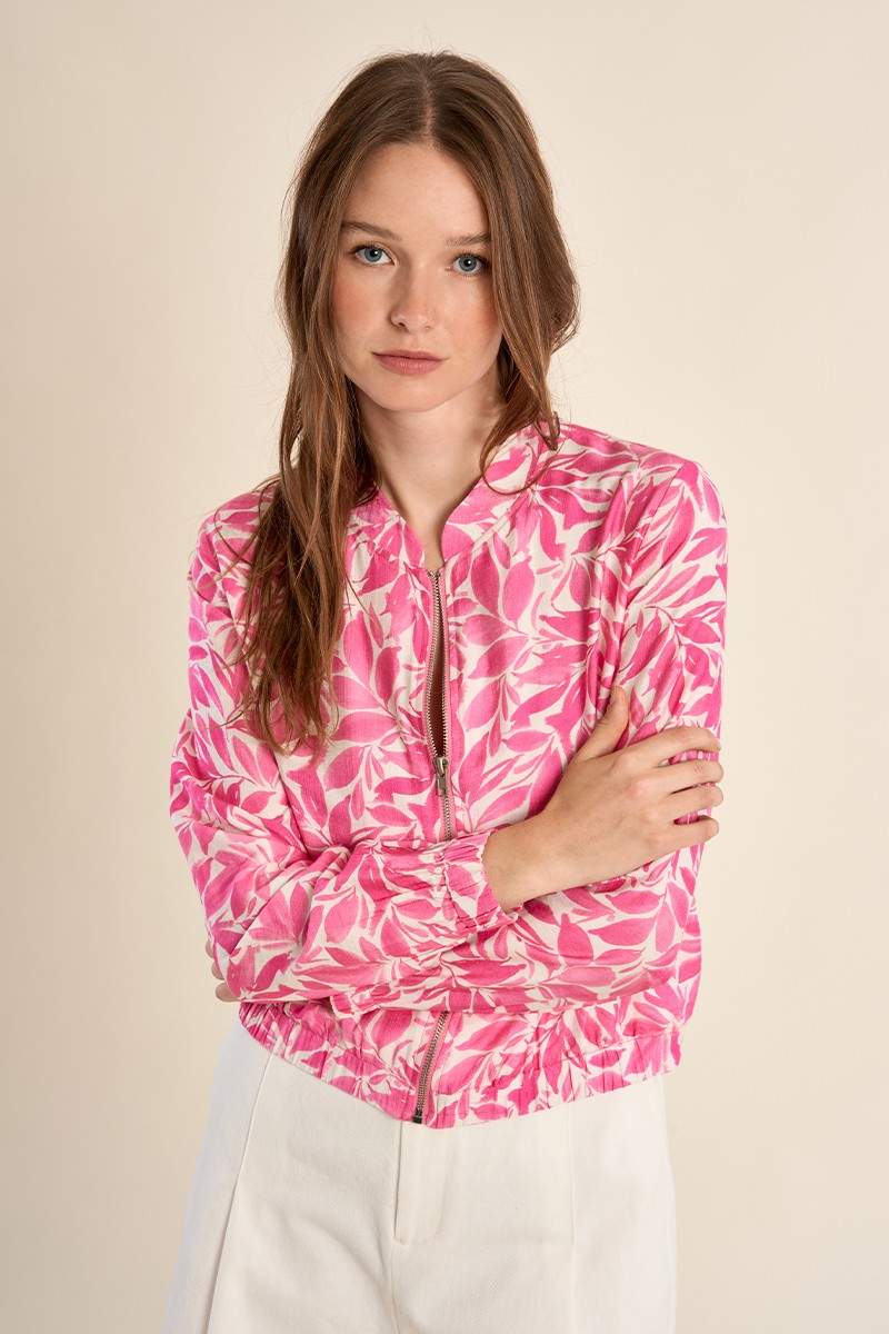 Bomber imprimé floral