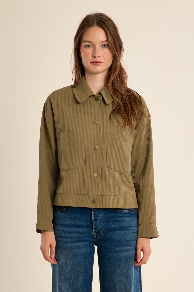 Veste matelassée, droite Veste matelassée, droite