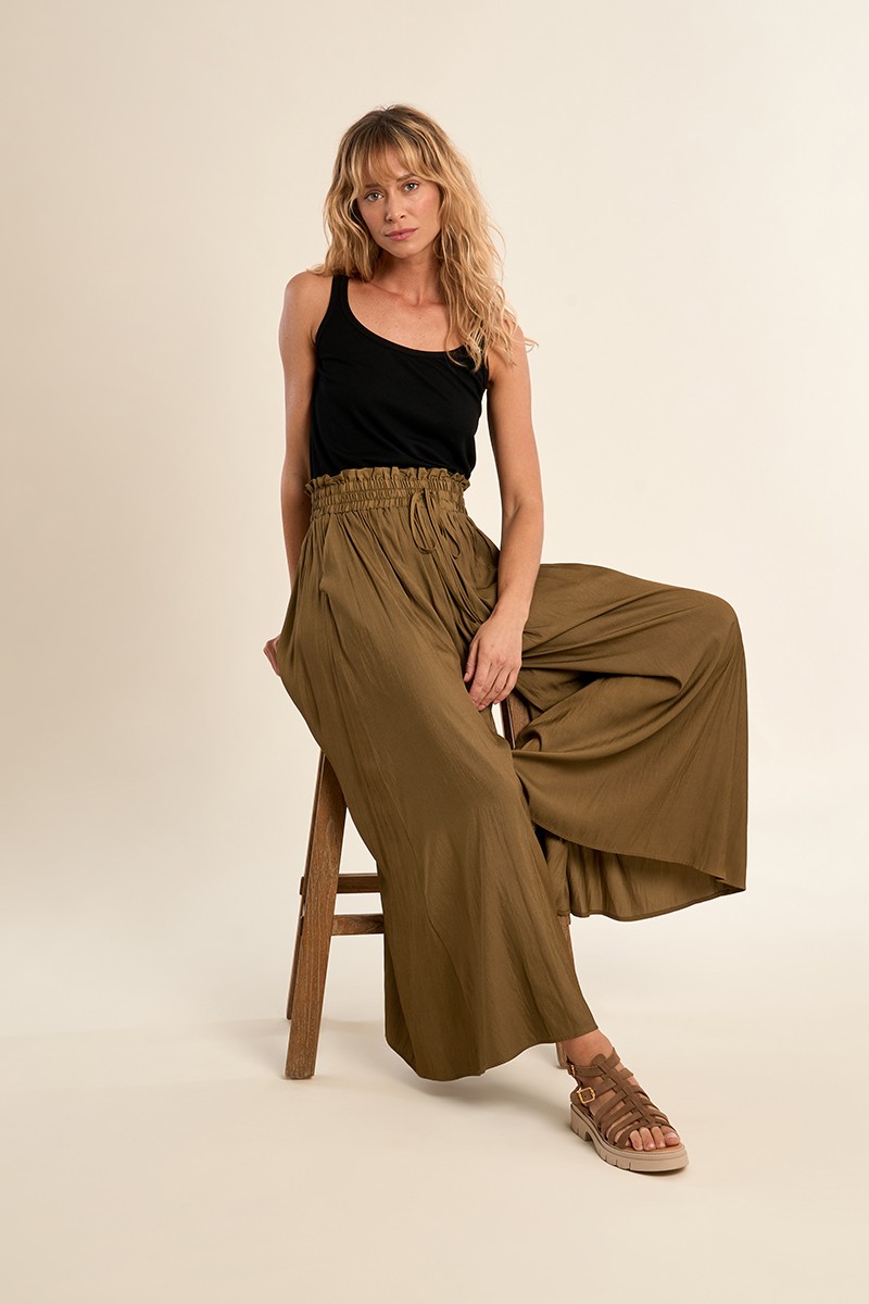 Pantalon large et fluide