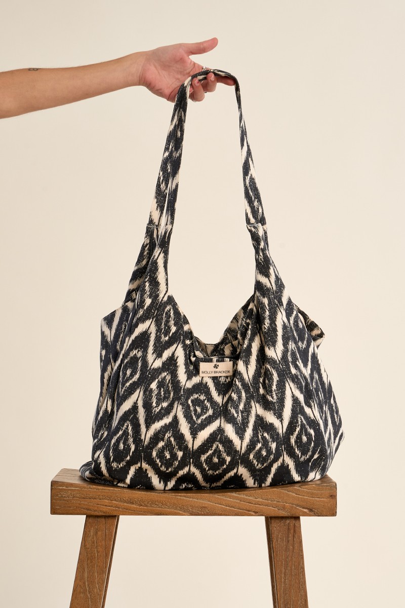Sac fourre-tout, imprimé ethnique