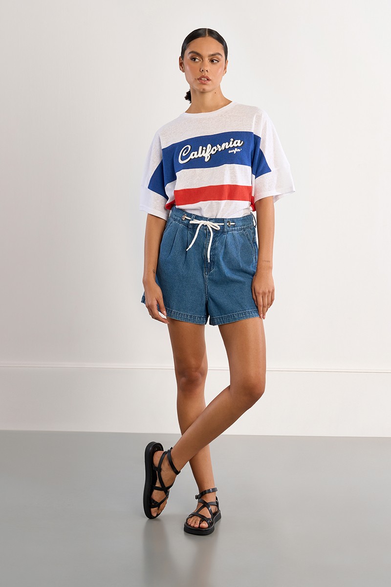 Short paperbag denim Short paperbag denim