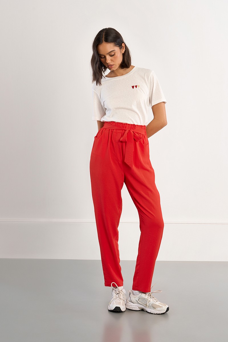 Pantalon taille paperbag Pantalon taille paperbag