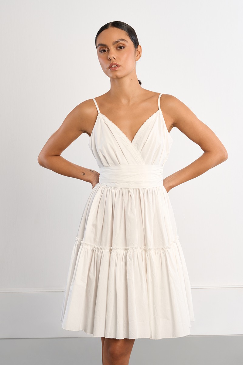Robe mini à nouer