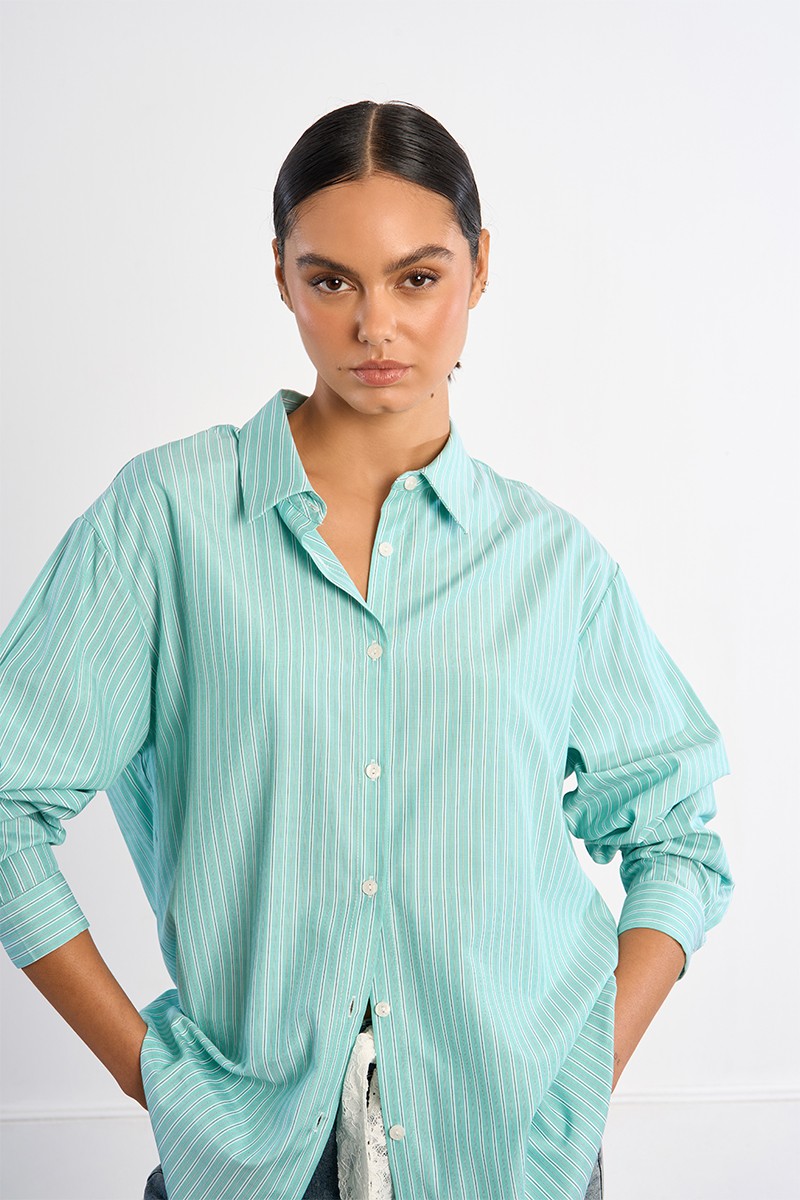 Chemise oversize rayée Chemise oversize rayée