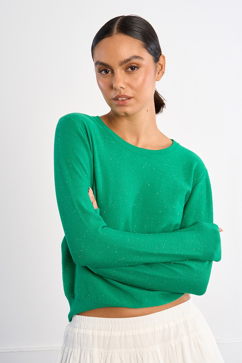 Pull basique à strass